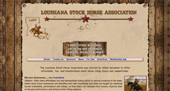 Desktop Screenshot of louisianastockhorse.com